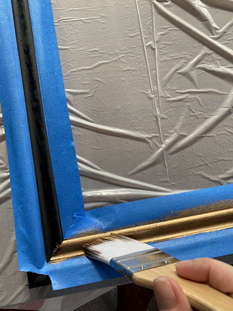 Painting Molding for Frame TV