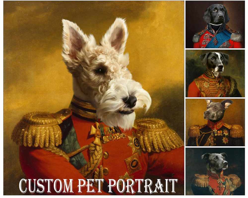 Custom Pet Portrait - Etsy