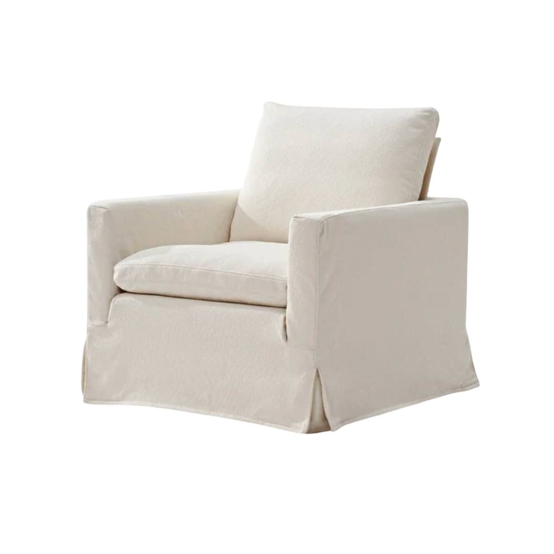 Linen Swivel Chair