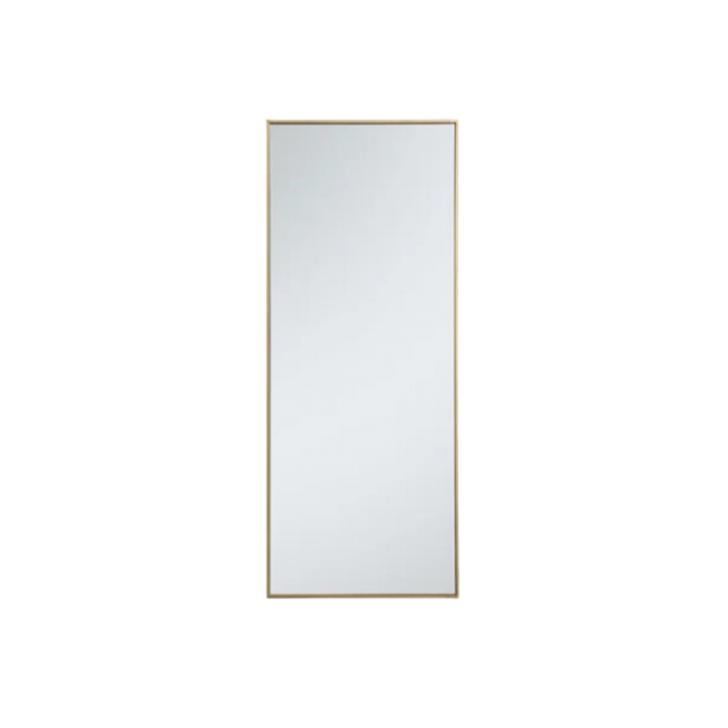 Full Length Brass Mirror