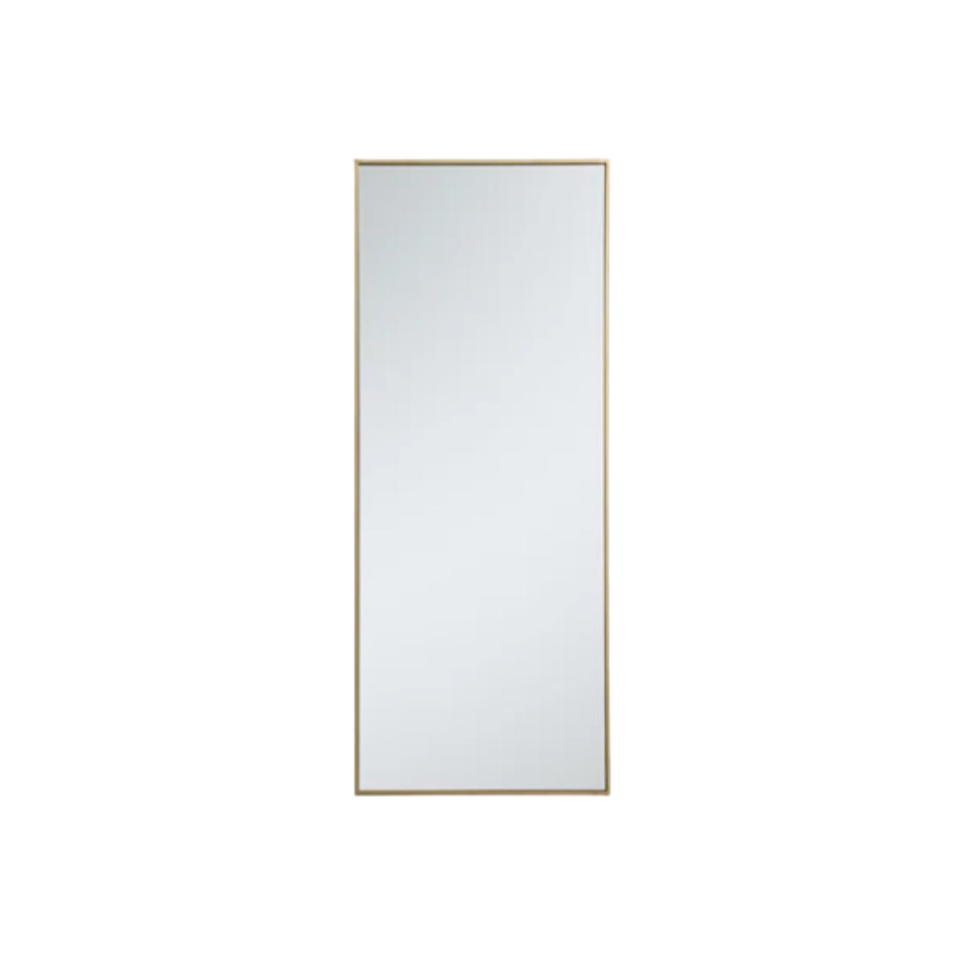 Full Length Brass Mirror