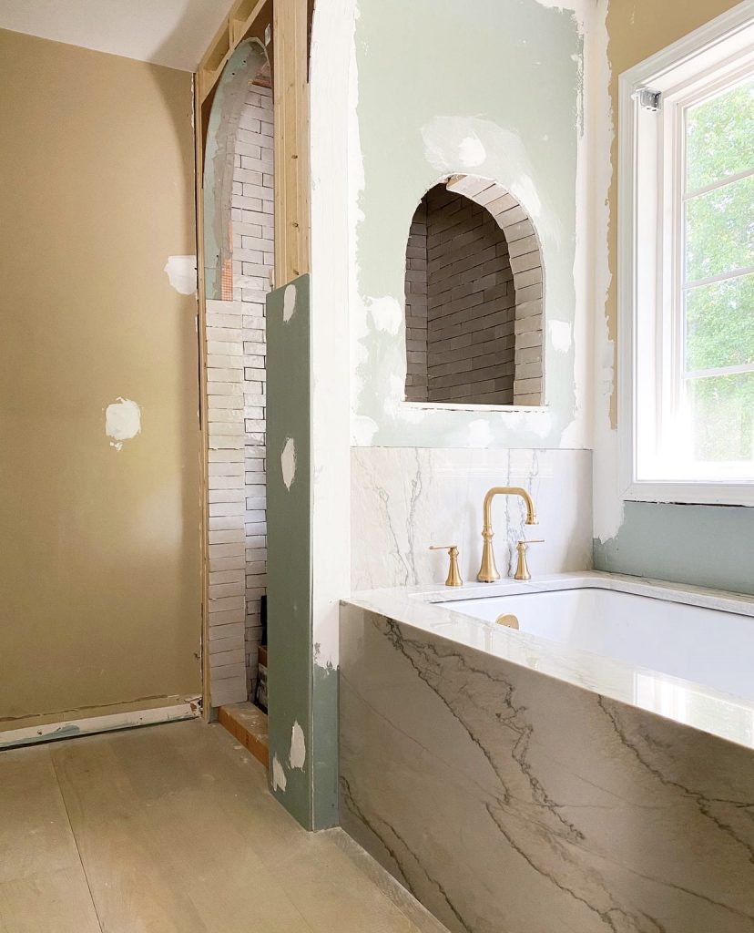 One Room Challenge - Bathroom Arches