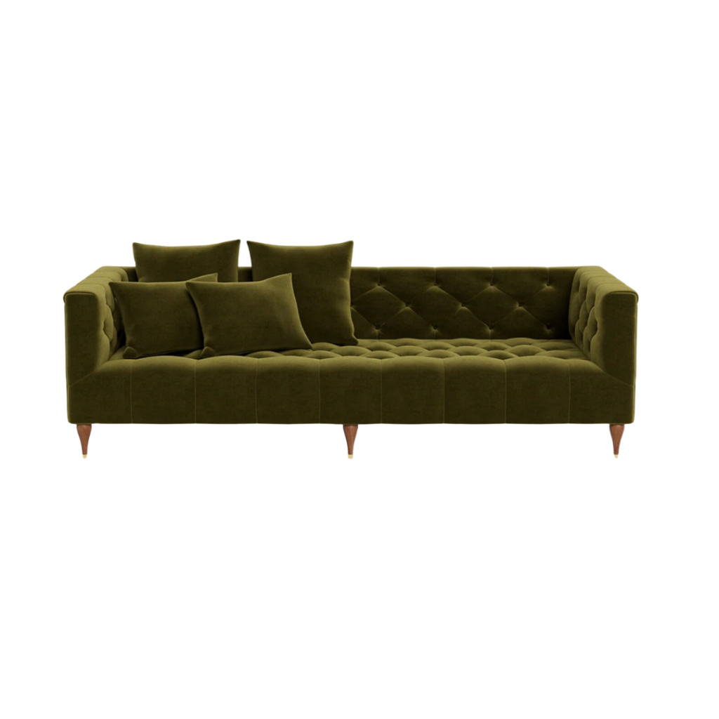 Ms. Chesterfield Sofa - Sage