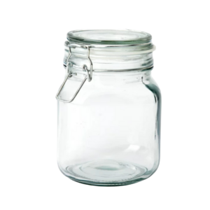 Lock Lid Glass Jar