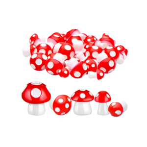 Miniature Mushroom Figurines