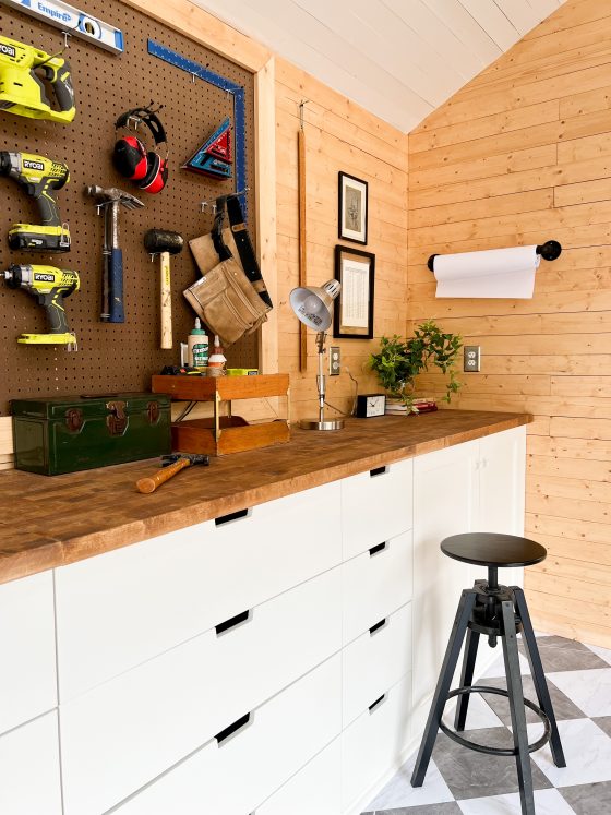 My Tuff Shed Workshop - Reveal - Cass Makes Home