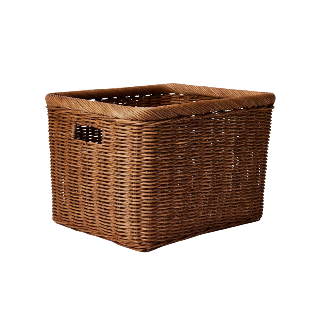 Rattan Cube Basket
