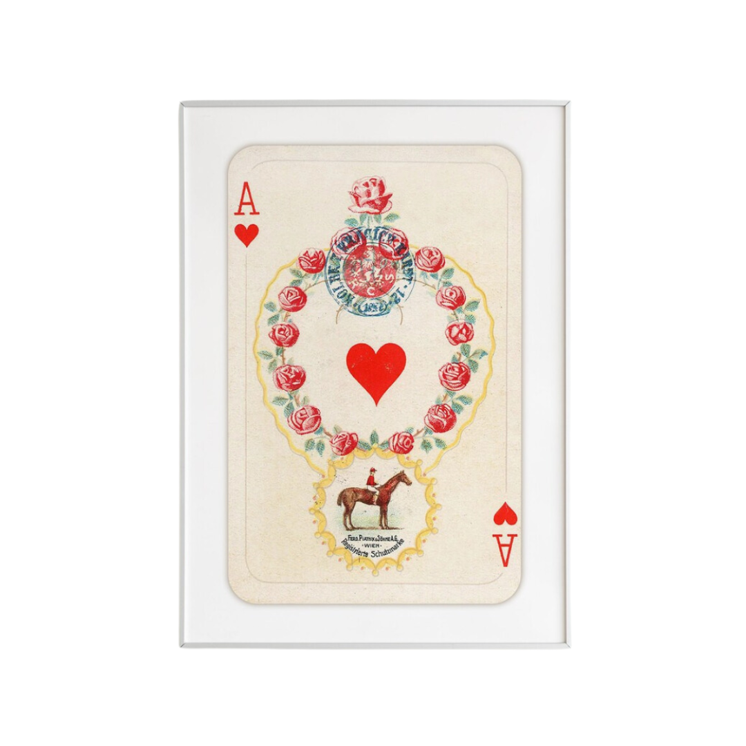 Vintage Playing Card Print
