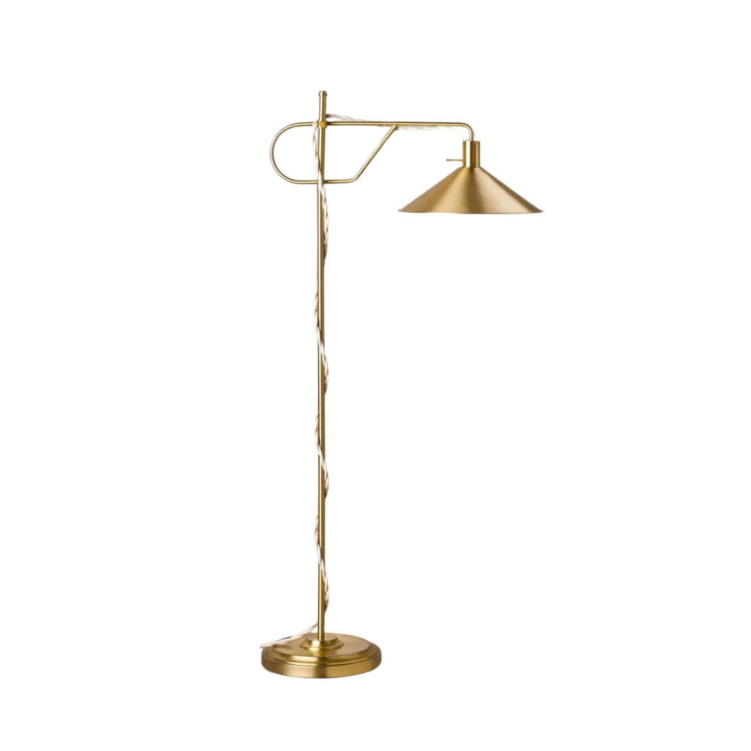 Extendable Brass Floor Lamp