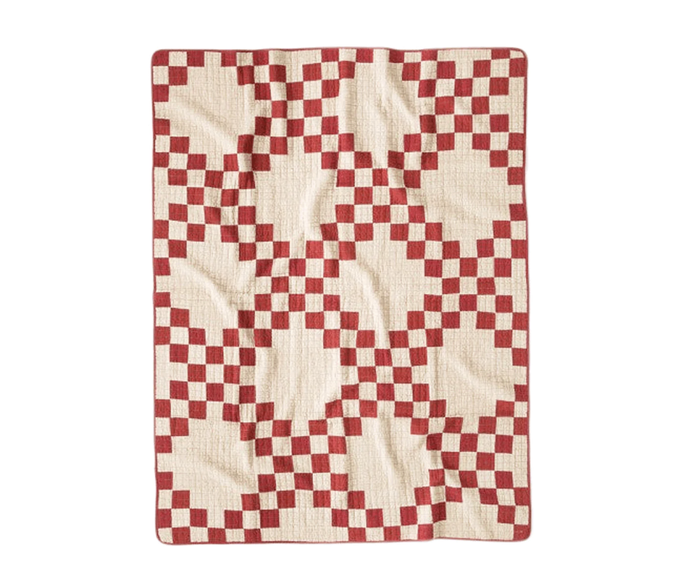 Red Patchwork Quilt