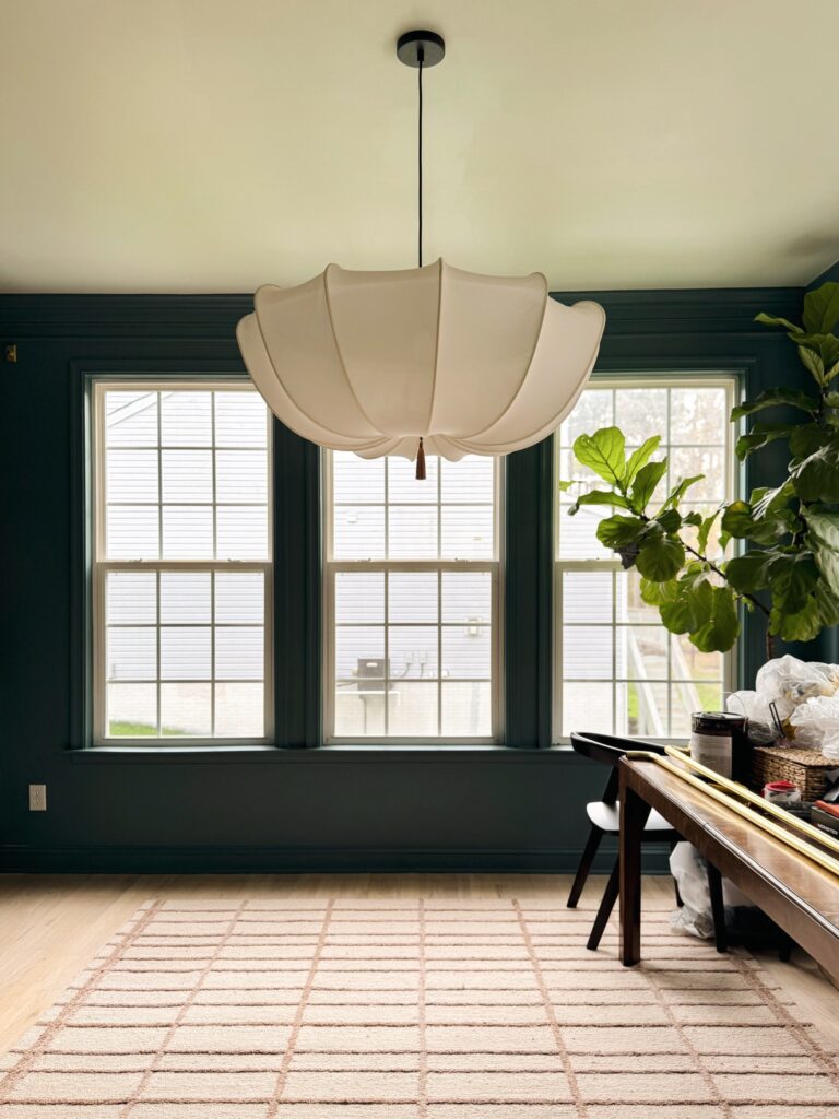 DIY Dining Room Light - Cass Makes Home