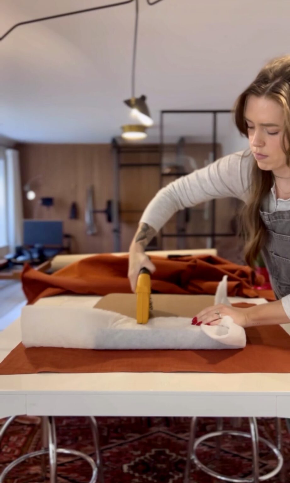 DIY Dining Room Chair Upholstery - Cass Makes Home
