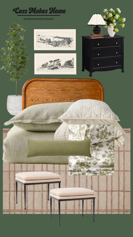 Monday Mood Board: Moody Bedroom Moment - Cass Makes Home