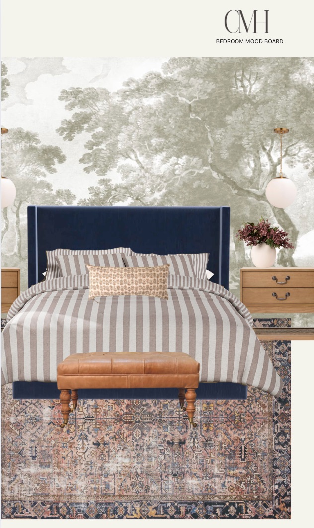 Monday Mood Board: Moody Bedroom - Cass Makes Home